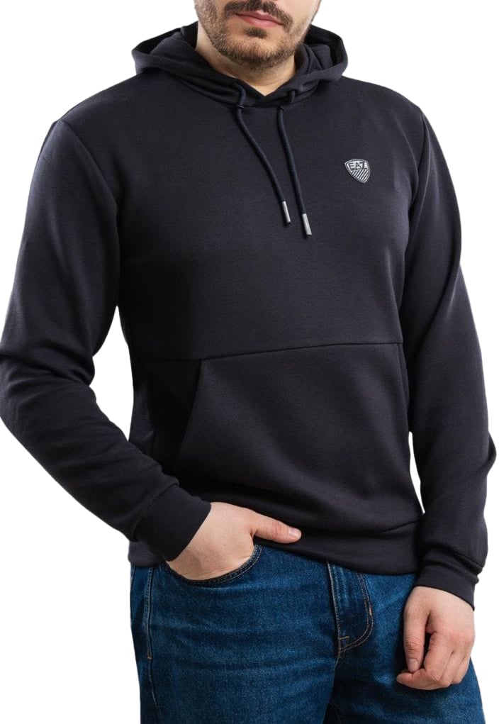 EA7 Emporio Armani Hoodie Black Zwart