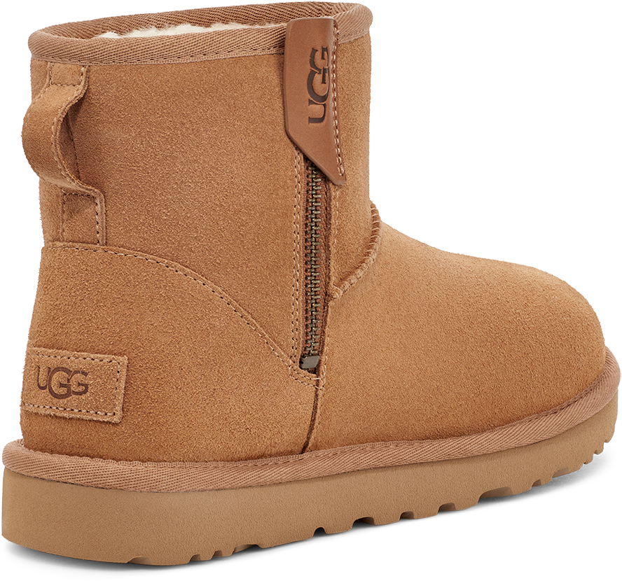 UGG Classic Mini Bailey Zip Chestnut Divers
