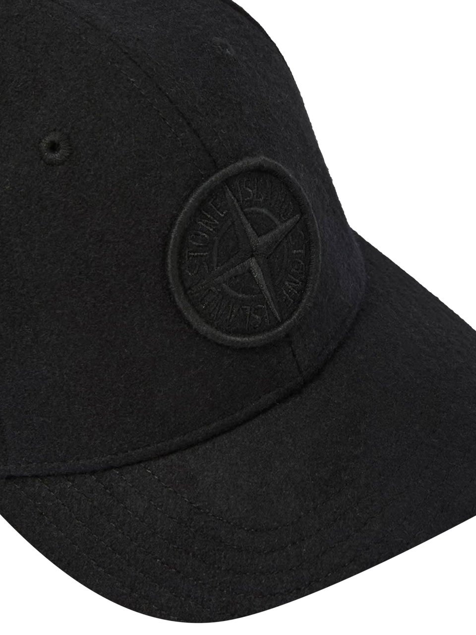 Stone Island Heren Cap Zwart Zwart
