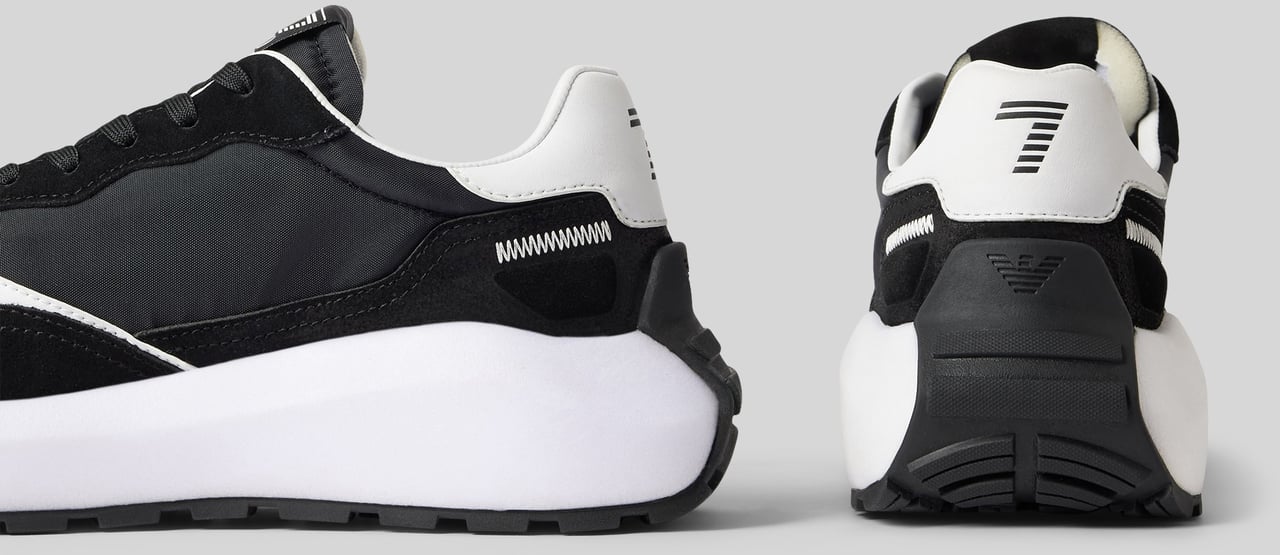 EA7 Sneaker Zwart