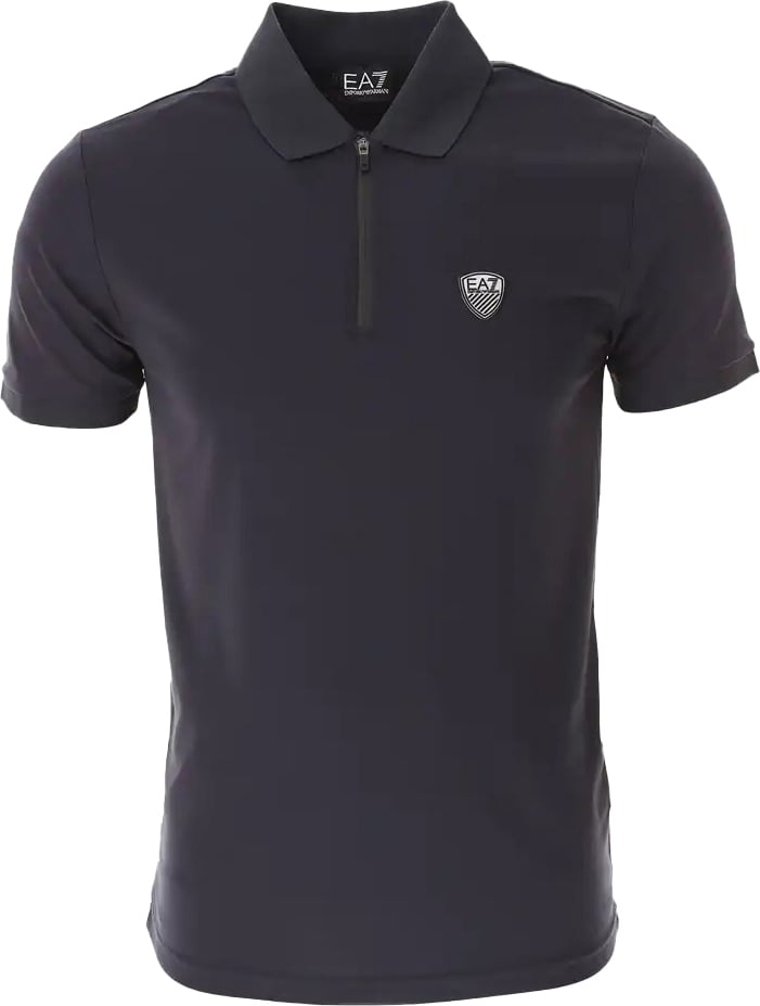 EA7 Jersey Polo Blauw