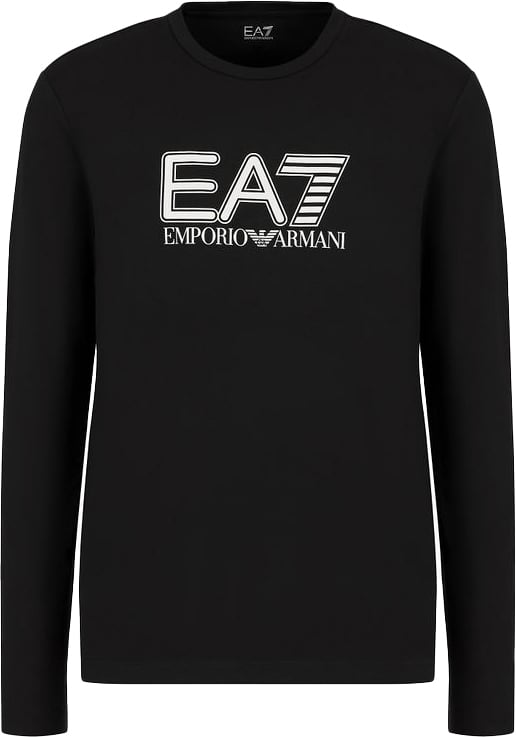 EA7 T-Shirt zwart Zwart