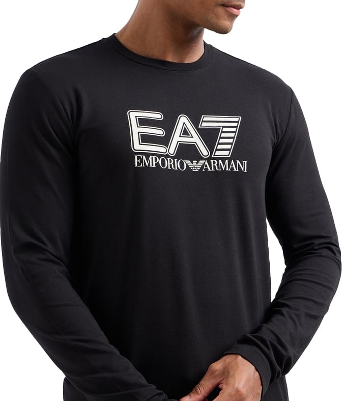 EA7 T-Shirt zwart Zwart