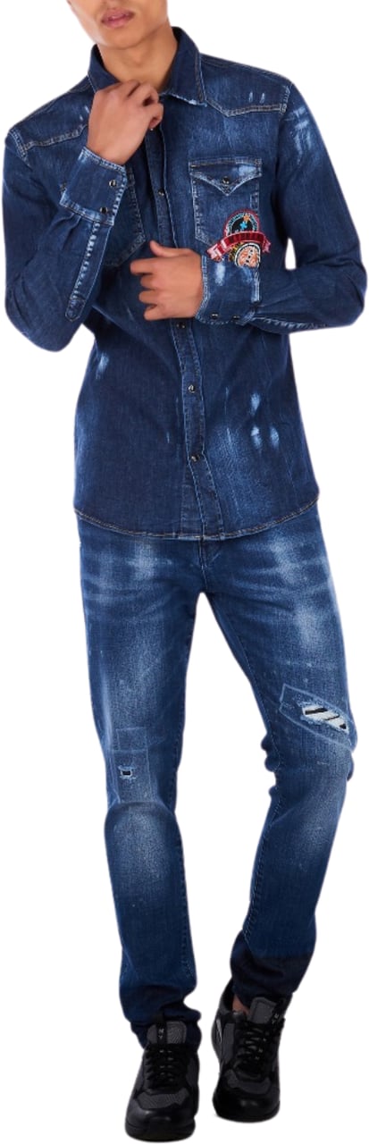 My Brand JETSET BLOUSE | LIGHT BLUE JEANS Blauw