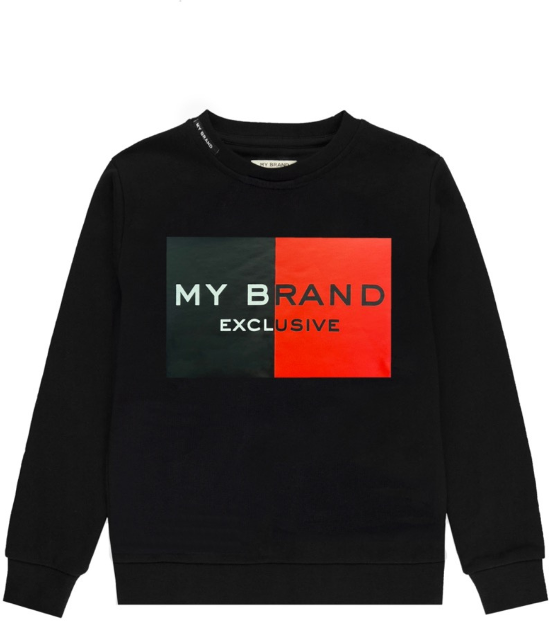 My Brand Mb Logo Sweater Black | BLACK Zwart