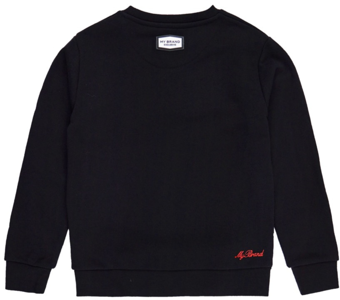 My Brand Mb Logo Sweater Black | BLACK Zwart