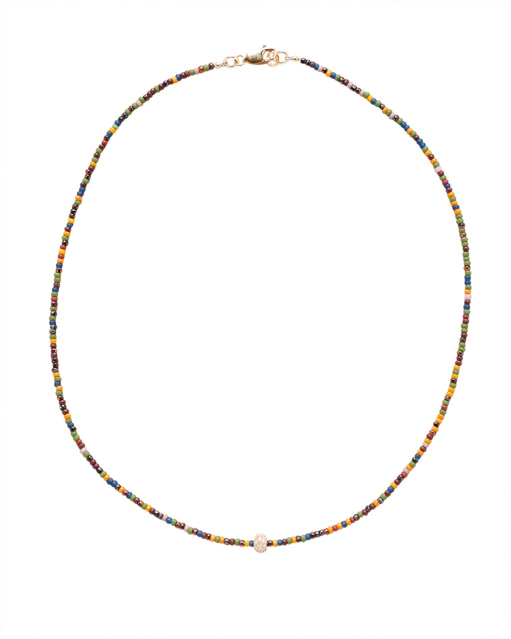 Catherine Michiels Ras du cou FW2220 perles de céramique multi Marina Catherine Michiels Divers