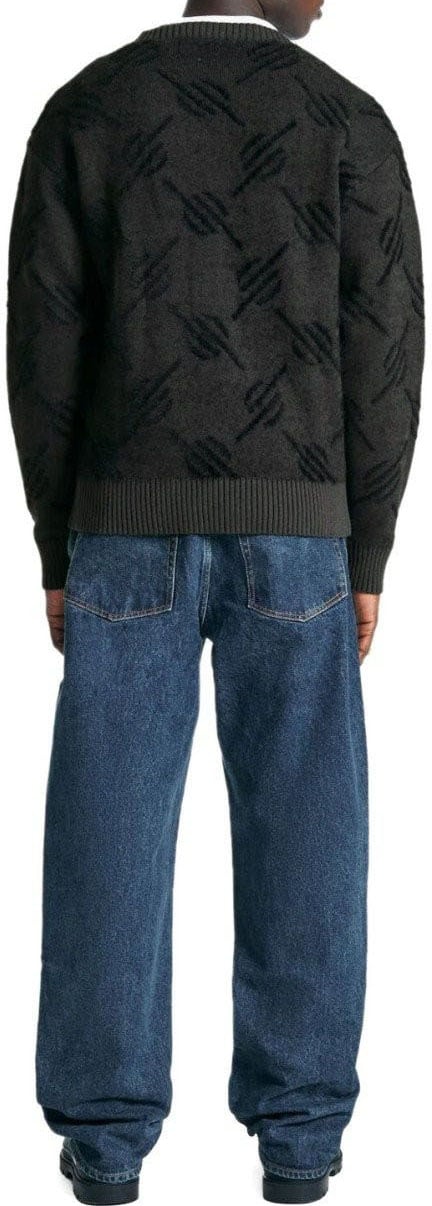 Daily Paper cardigan en tricot monogramme kirabo gilets Zwart