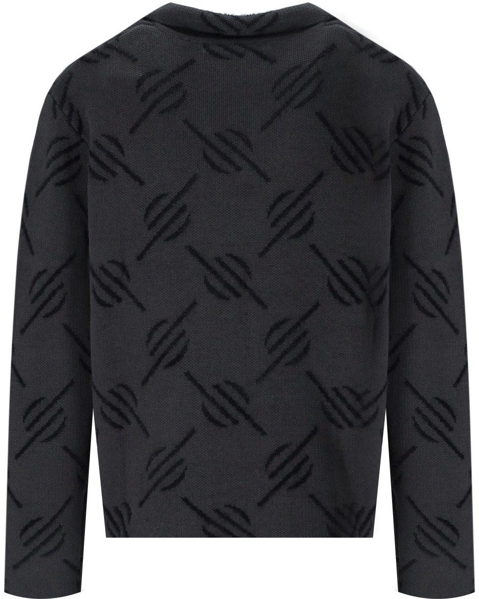 Daily Paper cardigan en tricot monogramme kirabo gilets Zwart