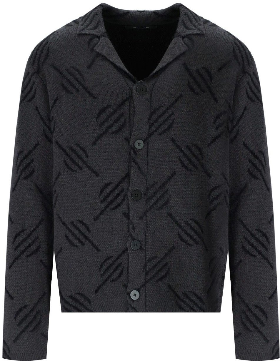 Daily Paper cardigan en tricot monogramme kirabo gilets Zwart