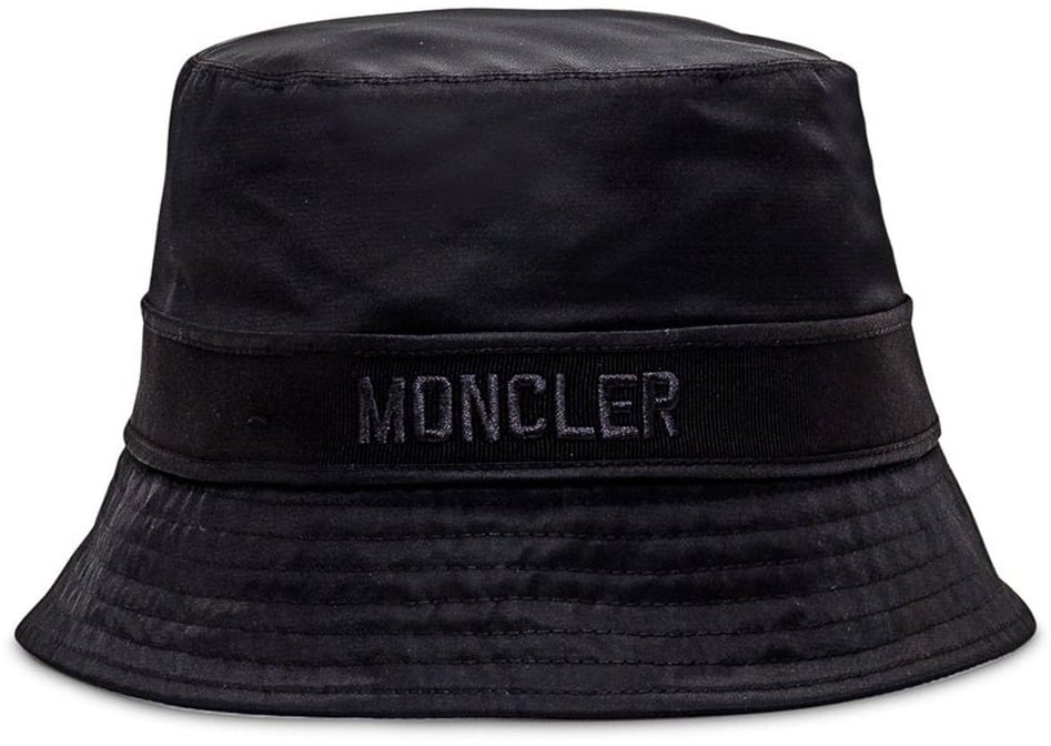 Moncler Moncler Logo Bucket Cap Zwart