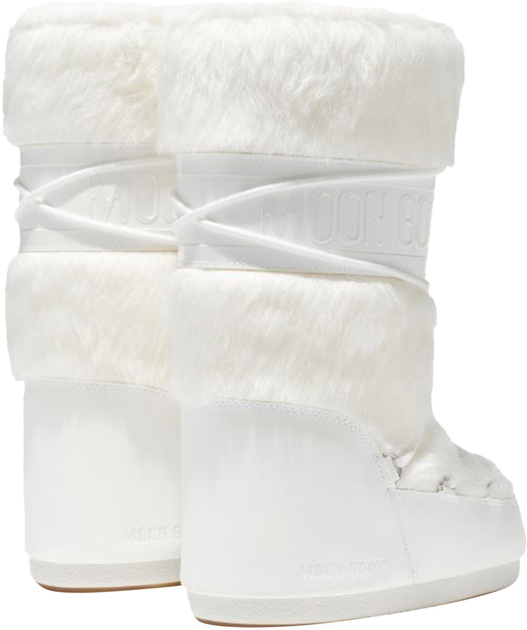 Moon Boot Classic Icon Eco Fur Bianco Wit