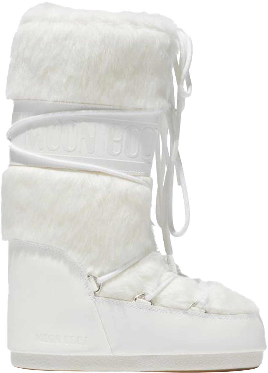 Moon Boot Classic Icon Eco Fur Bianco Wit