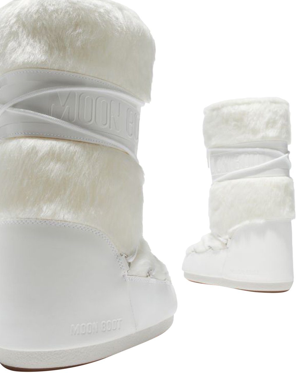 Moon Boot Classic Icon Eco Fur Bianco Wit