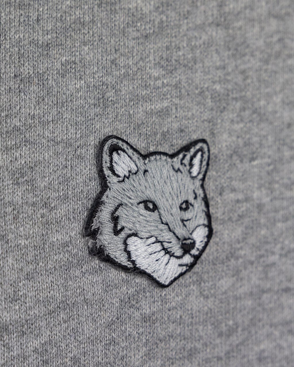 Maison Kitsuné Maison Kitsune' Sweaters Medium Grey Melange Grijs