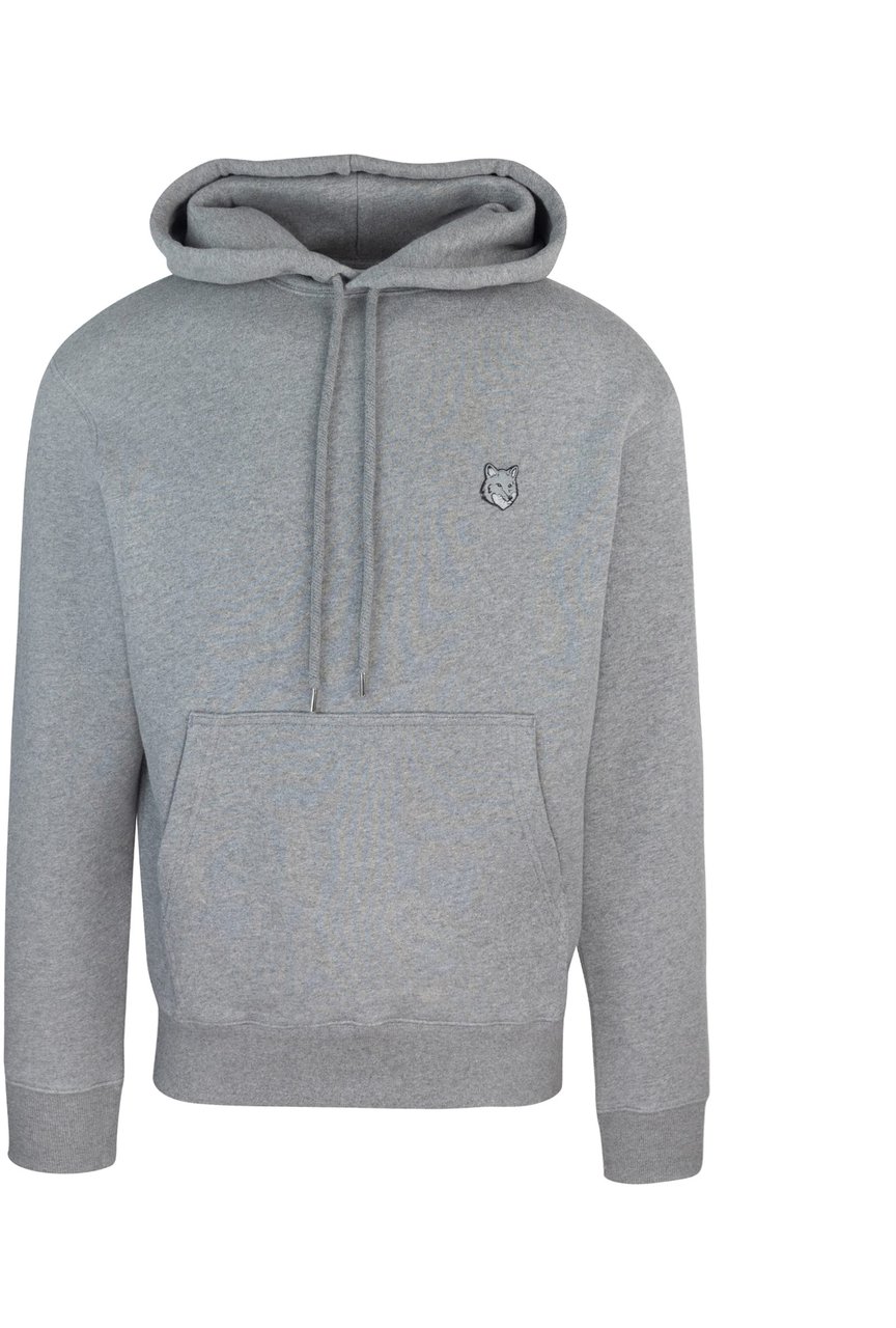 Maison Kitsuné Maison Kitsune' Sweaters Medium Grey Melange Grijs