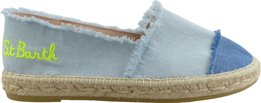 MC2 Saint Barth Flat Shoes Denim Blauw