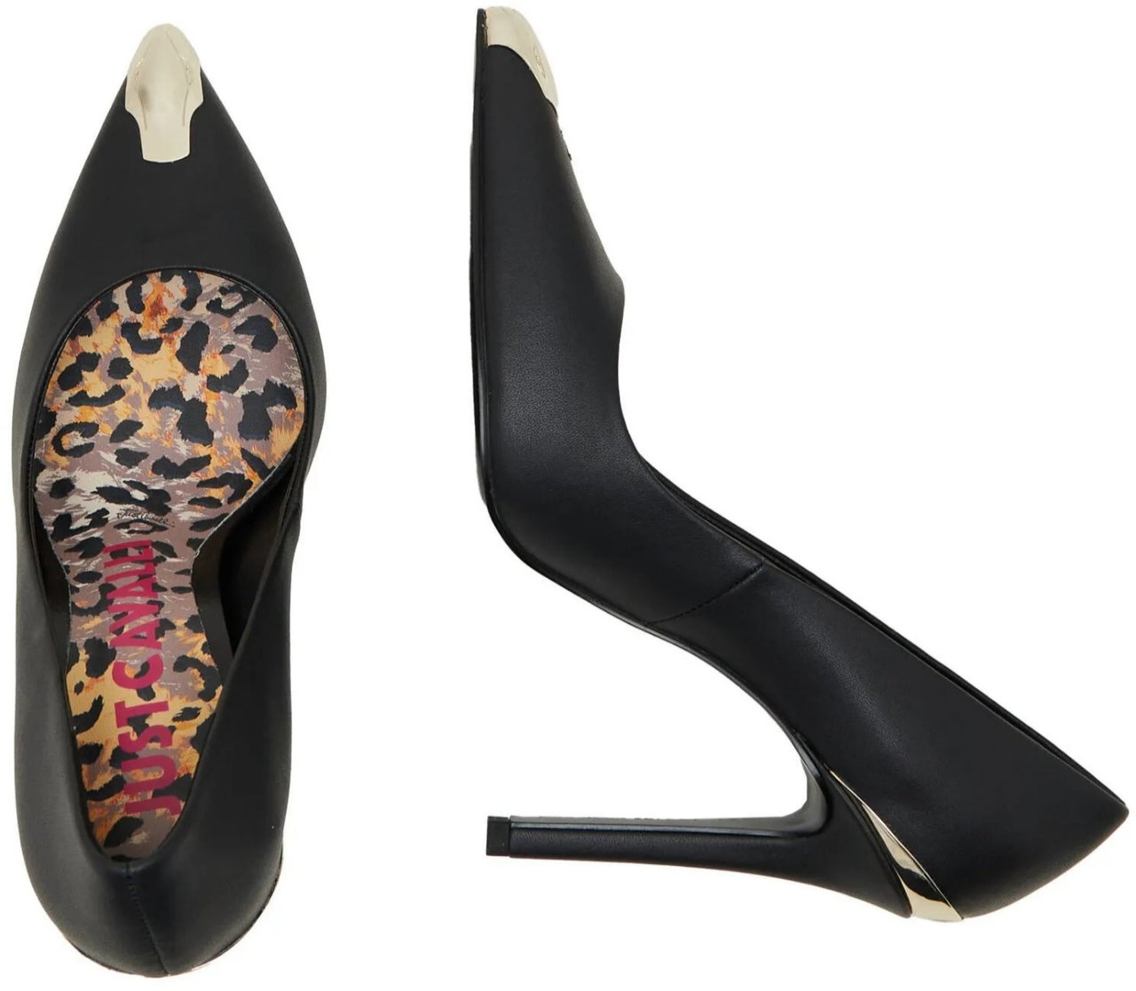 Just Cavalli High Heel Shoes Black Zwart