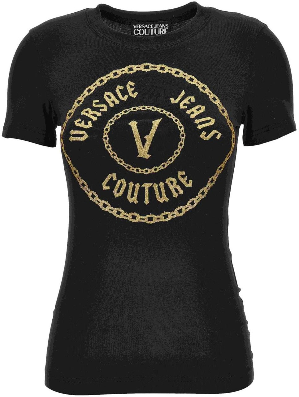 Versace Jeans Couture T-Shirts And Polos Black Zwart