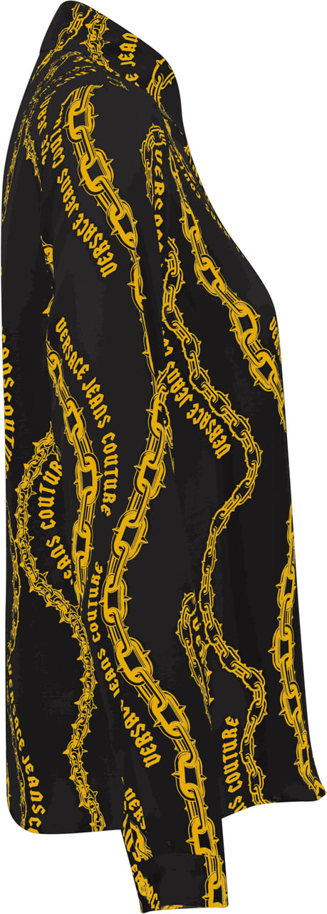 Versace Jeans Couture Shirts Black Zwart