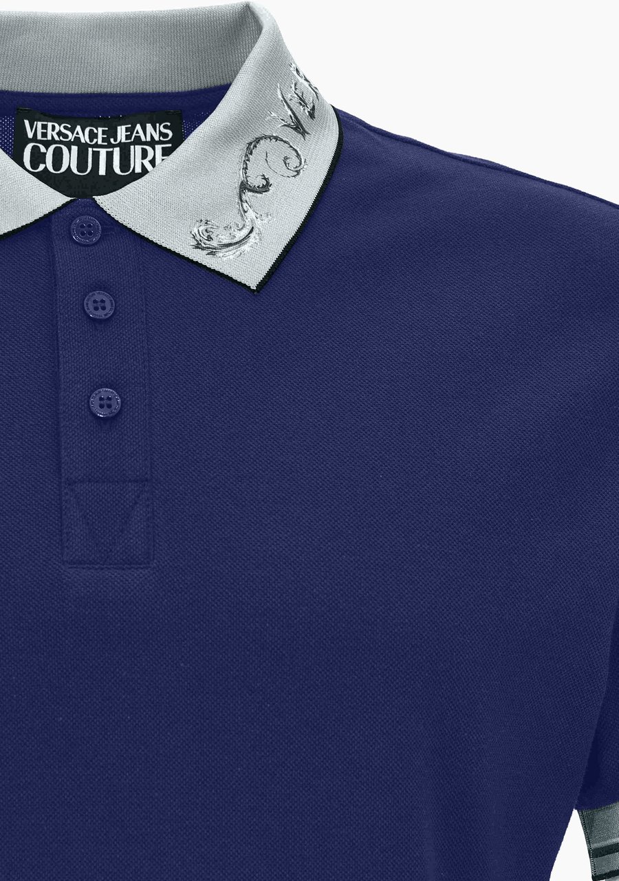 Versace Jeans Couture T-Shirts And Polos Blue Blauw