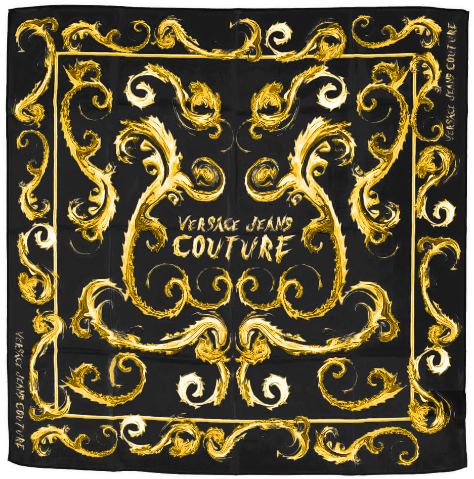 Versace Jeans Couture Scarfs Black Zwart