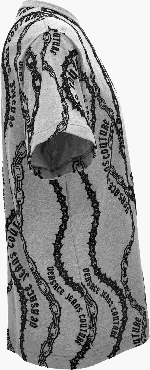 Versace Jeans Couture T-Shirts And Polos Grey Grijs