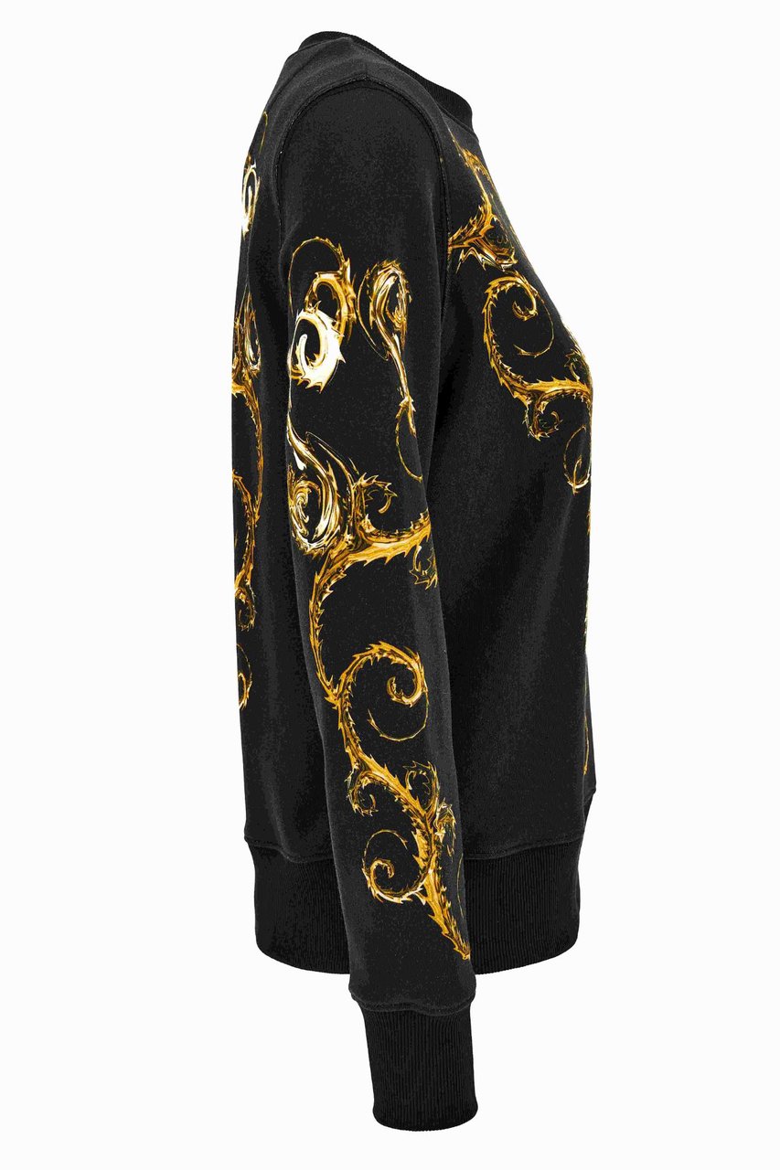 Versace Jeans Couture Sweaters Black Zwart