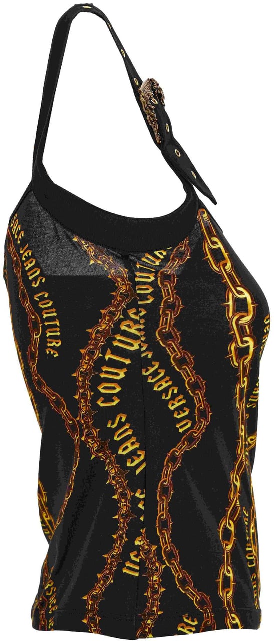 Versace Jeans Couture Top Black Zwart