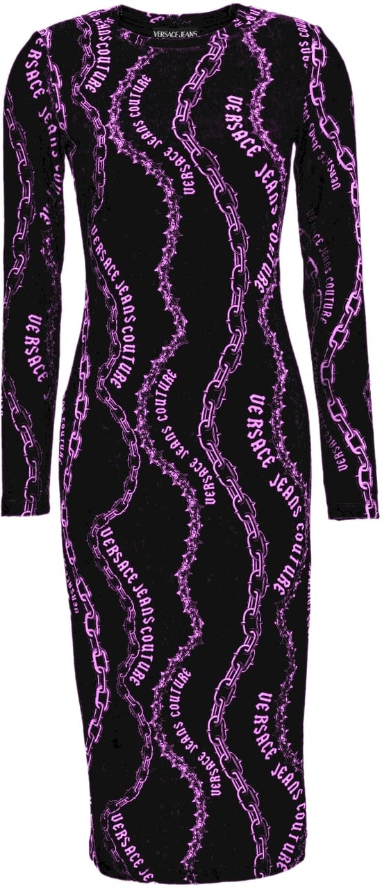 Versace Jeans Couture Dresses Black Zwart