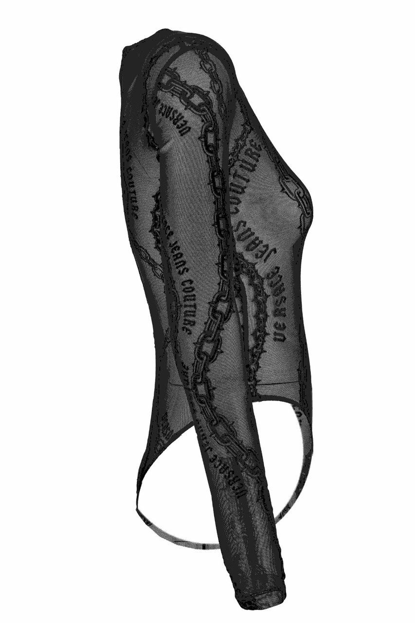 Versace Jeans Couture Top Black Zwart