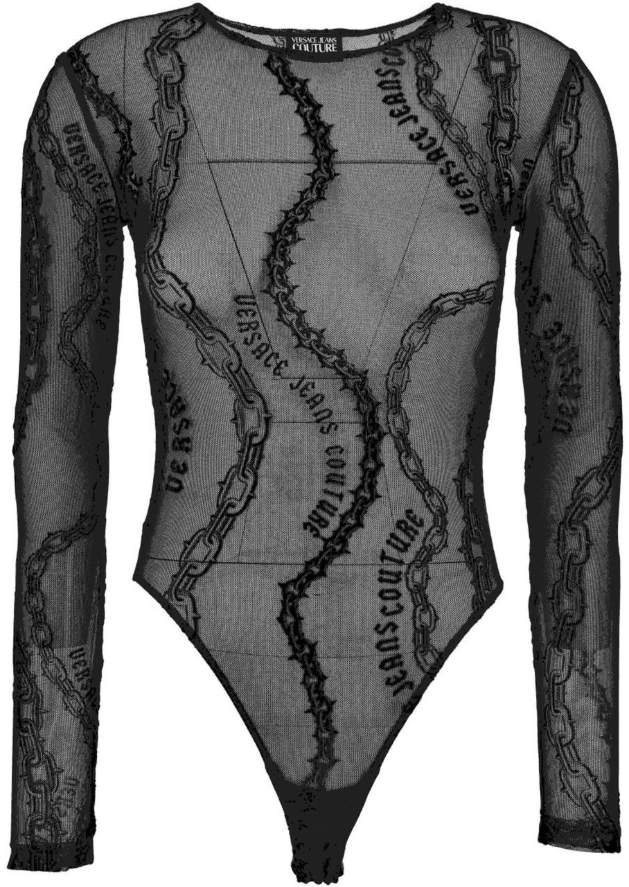 Versace Jeans Couture Top Black Zwart