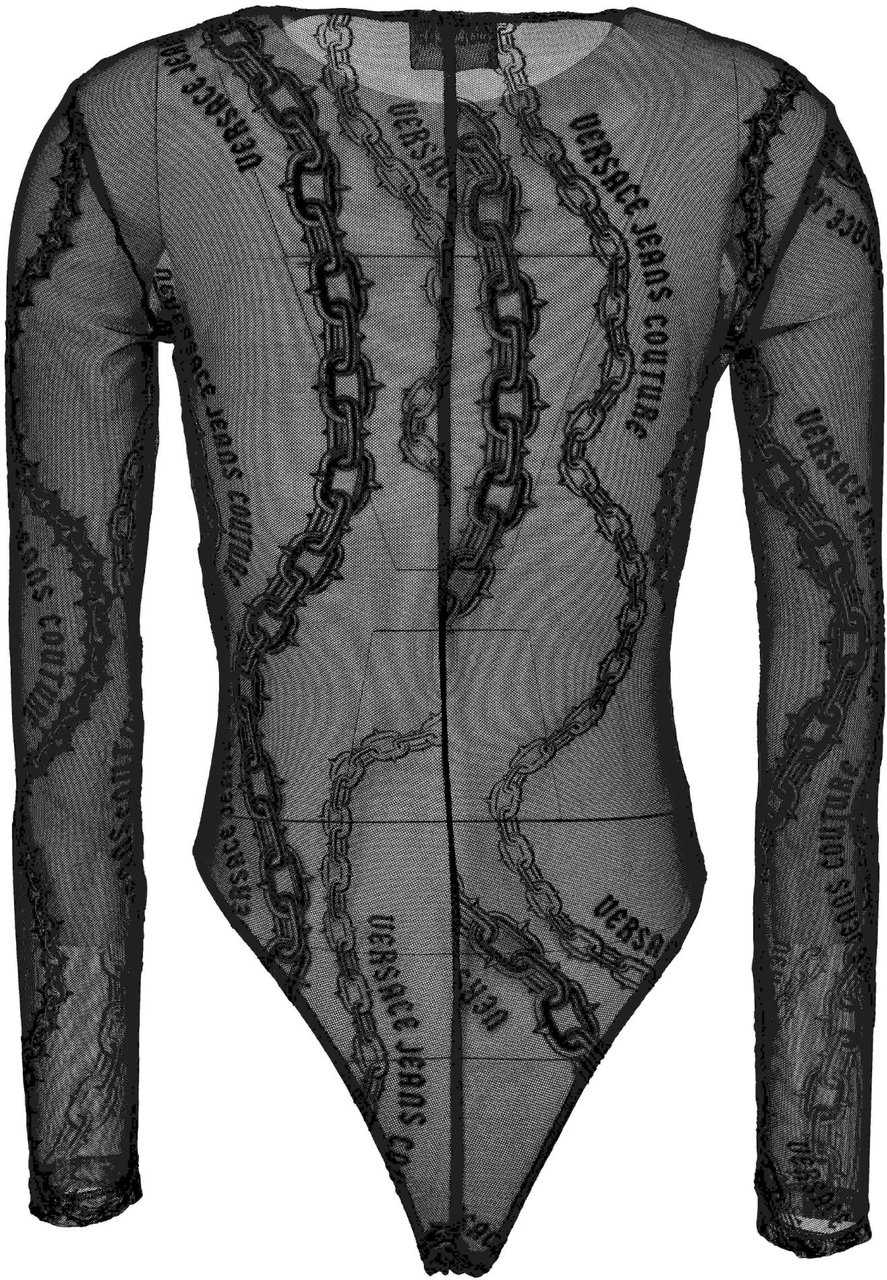 Versace Jeans Couture Top Black Zwart