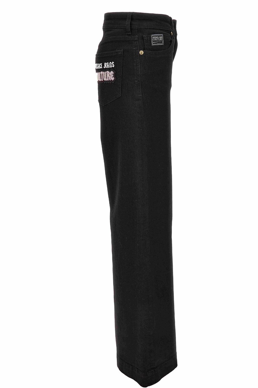 Versace Jeans Couture Trousers Black Zwart