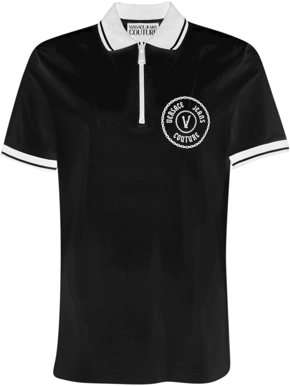 Versace Jeans Couture T-Shirts And Polos Black Zwart