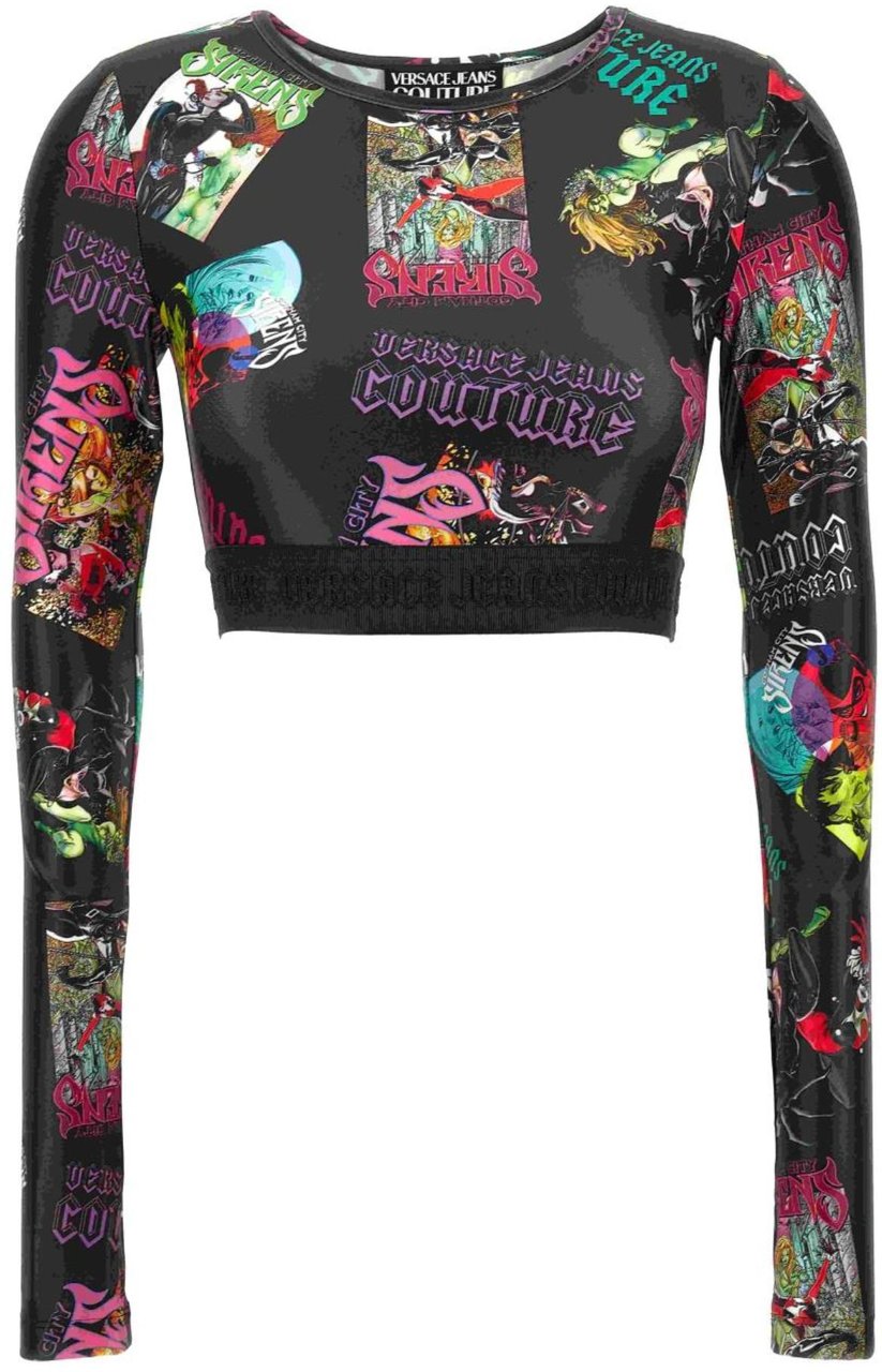 Versace Jeans Couture T-Shirts And Polos Black Zwart