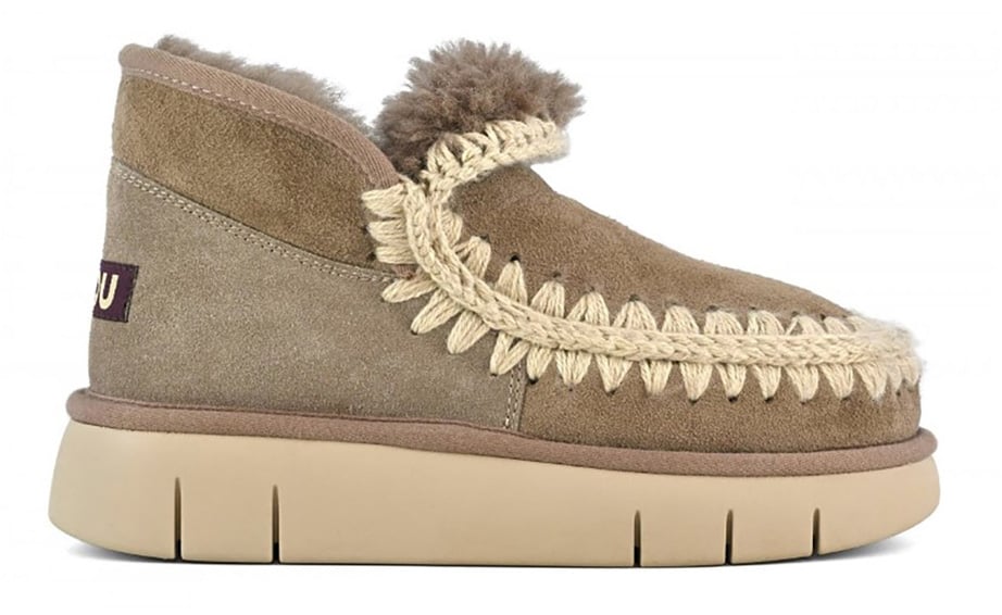 MOU Dames Eskimo Bounce Sneaker Elephant Grijs