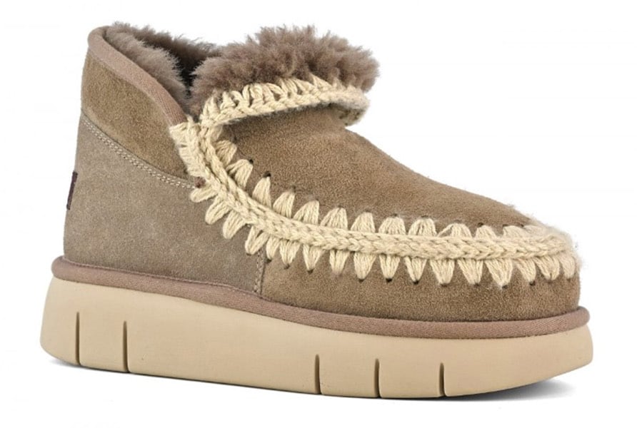 MOU Dames Eskimo Bounce Sneaker Elephant Grijs