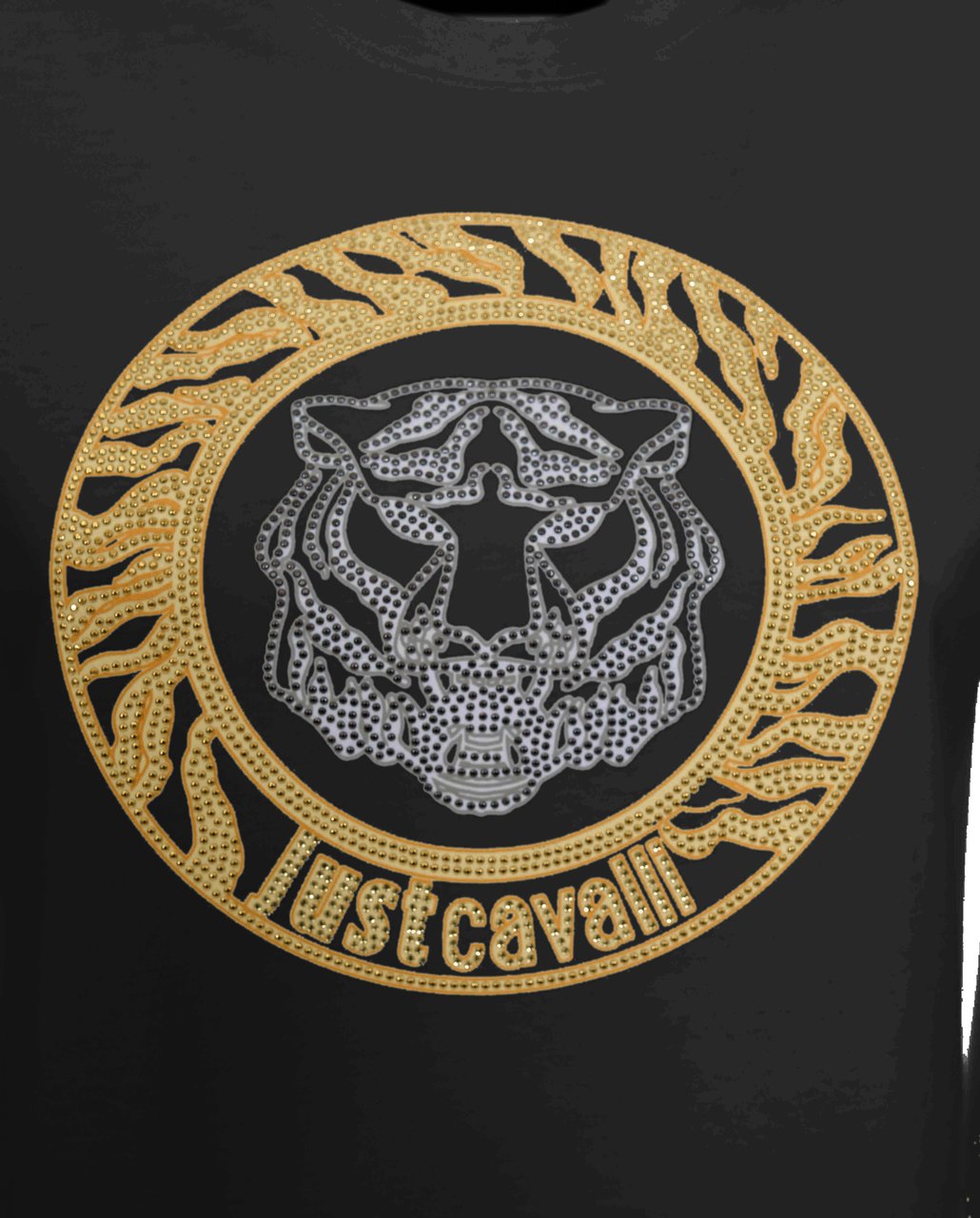 Just Cavalli T-Shirts And Polos Black Zwart