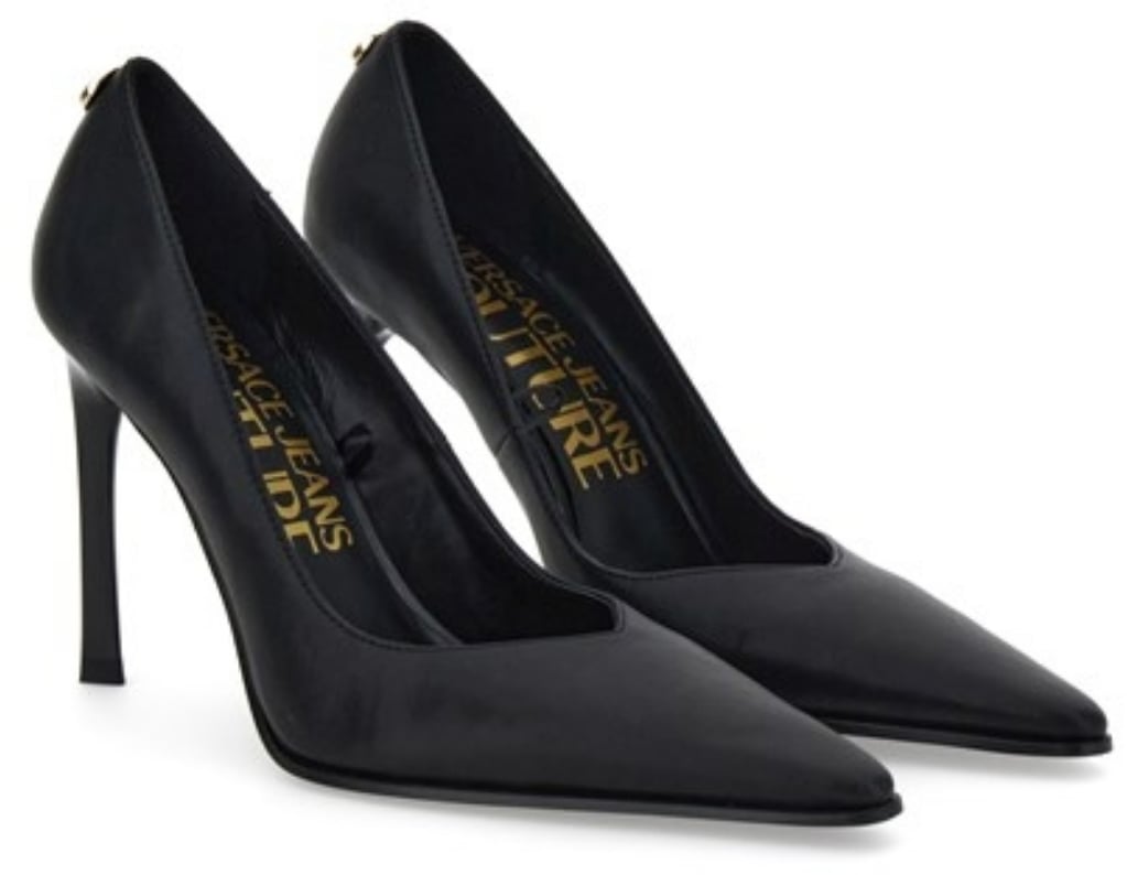Versace Jeans Couture High Heel Shoes Black Zwart