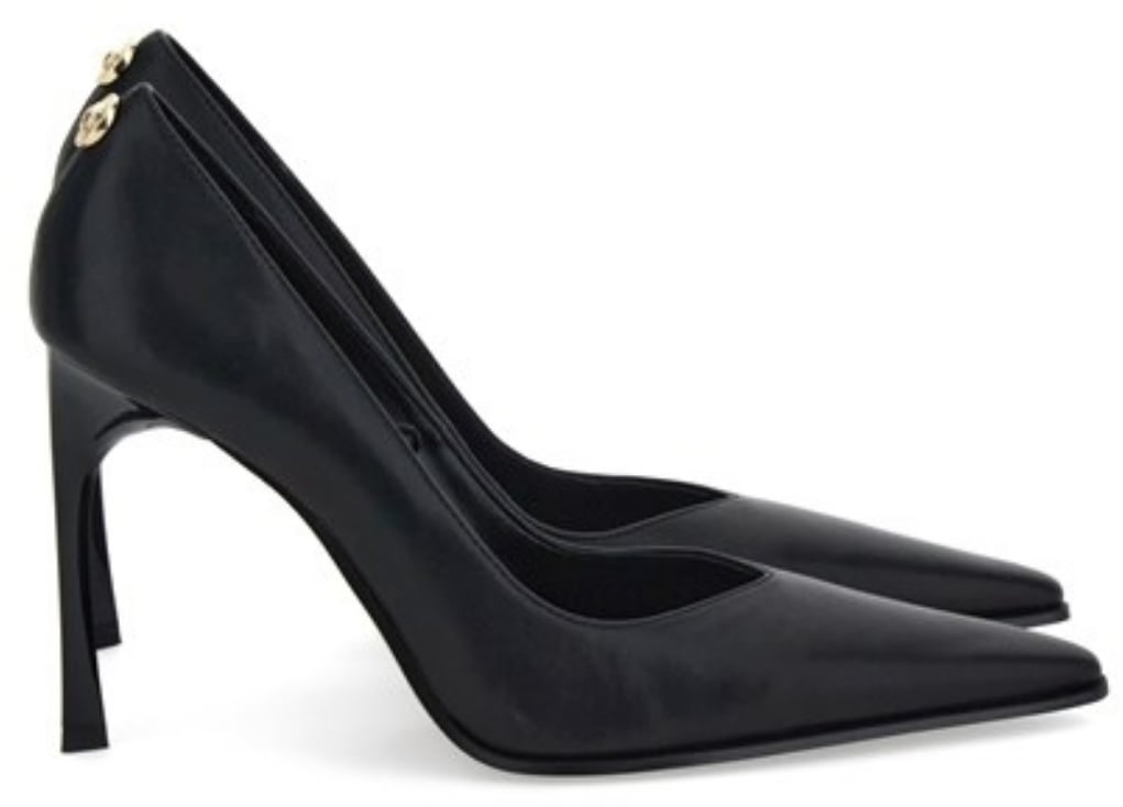 Versace Jeans Couture High Heel Shoes Black Zwart