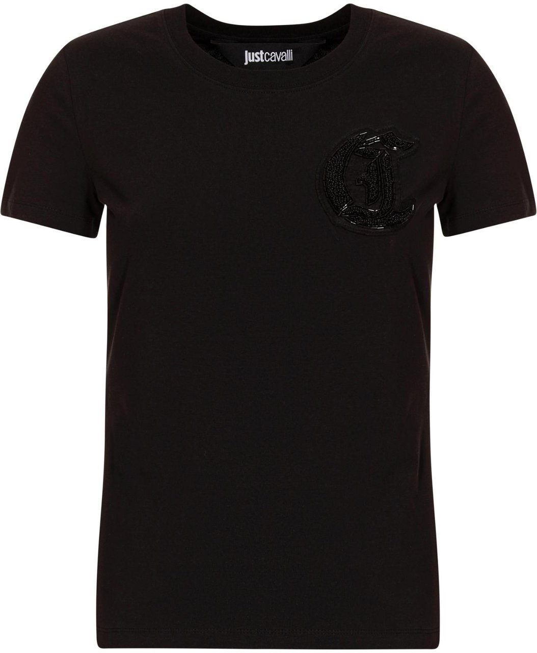 Just Cavalli T-Shirts And Polos Black Zwart