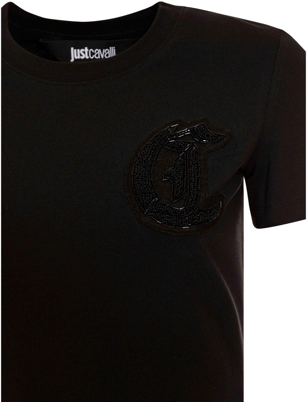 Just Cavalli T-Shirts And Polos Black Zwart
