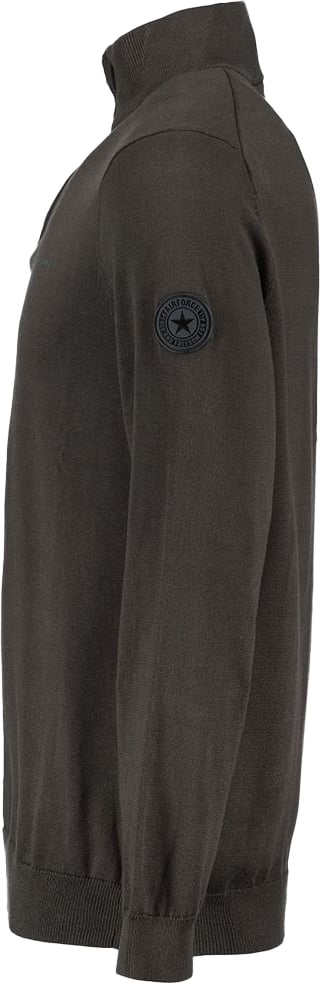 Airforce Knitwear Quarter Zip Grijs