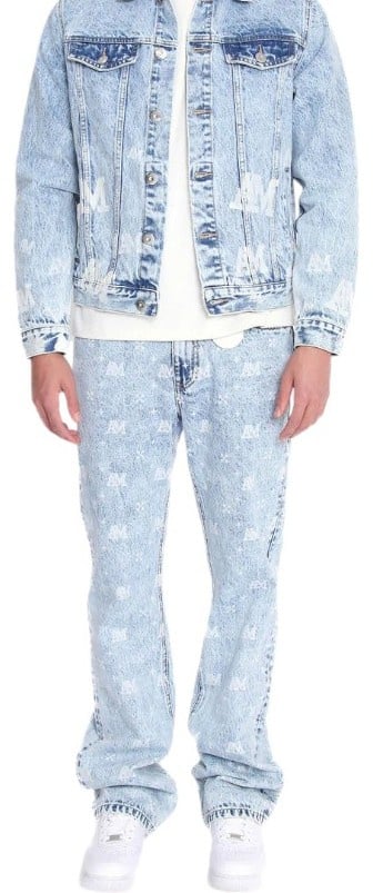 Amicci Heren Jeans Blauw