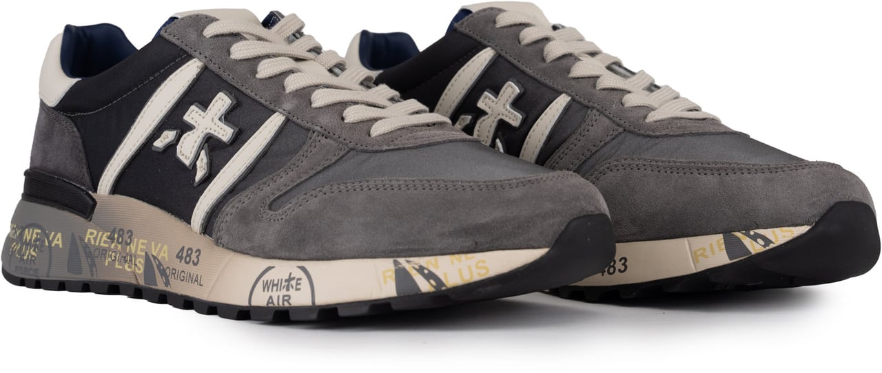 Premiata Sneakers 'Lander' Grijs