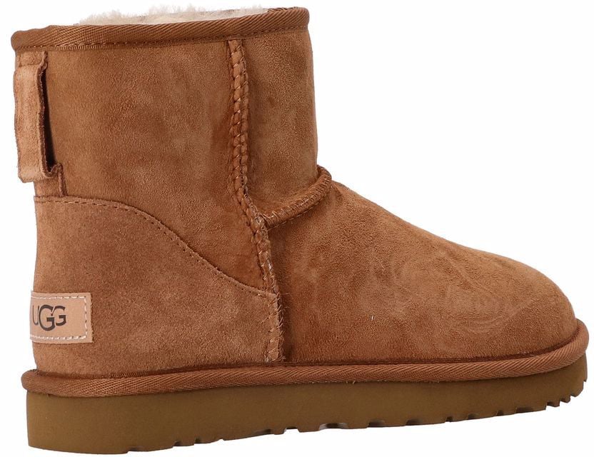 UGG UGG Biscuit suede Classic Mini II ankle boots Bruin