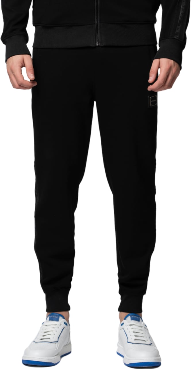 My Brand MB ESSENTIAL PIQUE BLACK TRACK PANTS | BLACK Zwart
