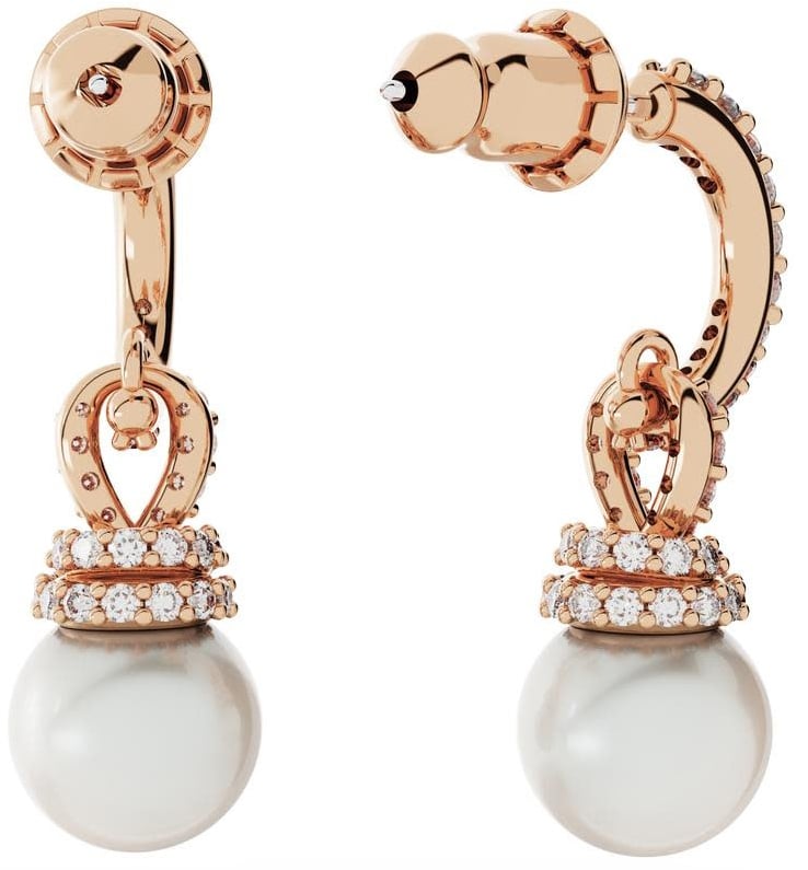 Swarovski Swarovski Oorbellen 5669524 Orginally met Rosegouden Plating en Parel Divers