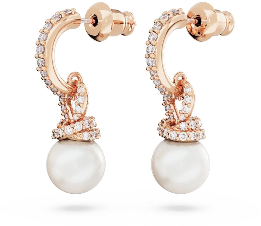 Swarovski Swarovski Oorbellen 5669524 Orginally met Rosegouden Plating en Parel Divers